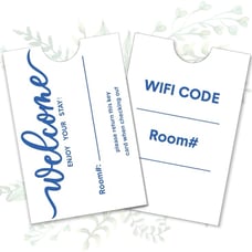 5000 Pcs Hotel Key Card Envelopes Key Card Holder Sleeves Delicate Printed Gift