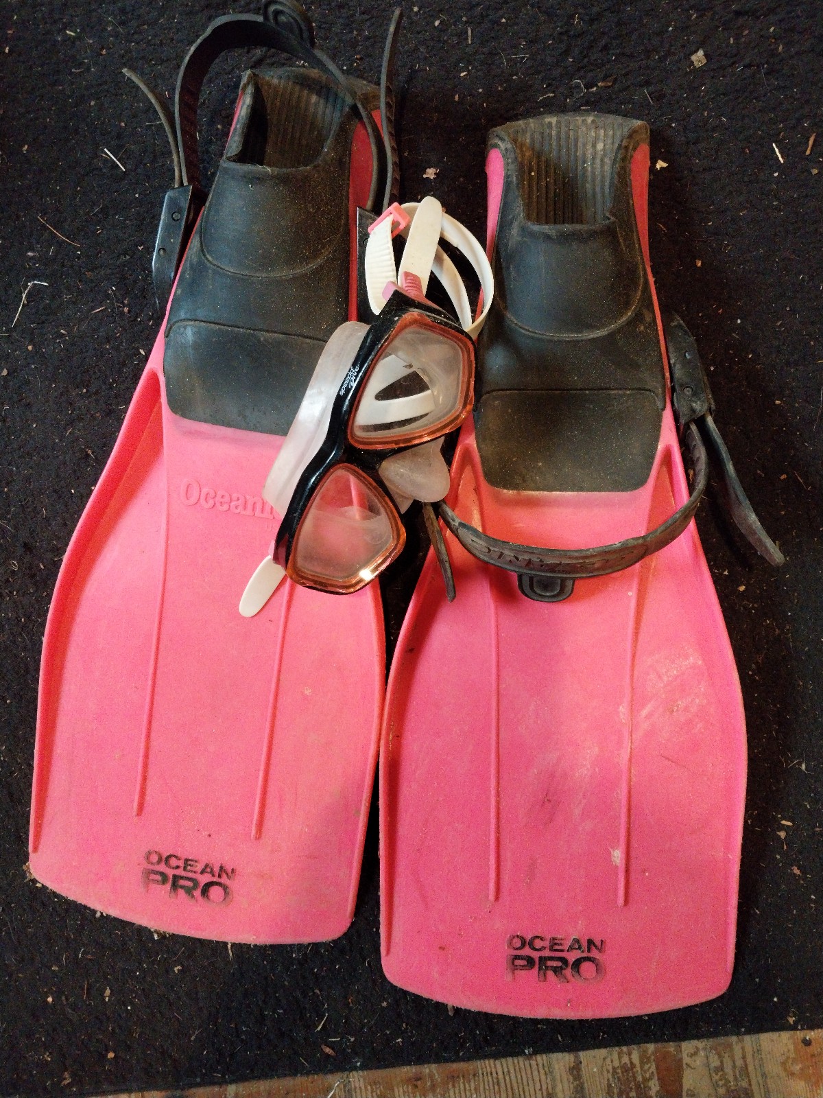 Pink Swim Fins