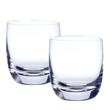 Villeroy & Boch Premium Crystal Glass Scotch Whisky Glasses Set of 2 Signed