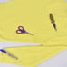 Lacoste Haymaker Yellow V Neck Sweater
