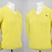 Lacoste Haymaker Yellow V Neck Sweater