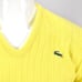 Lacoste Haymaker Yellow V Neck Sweater