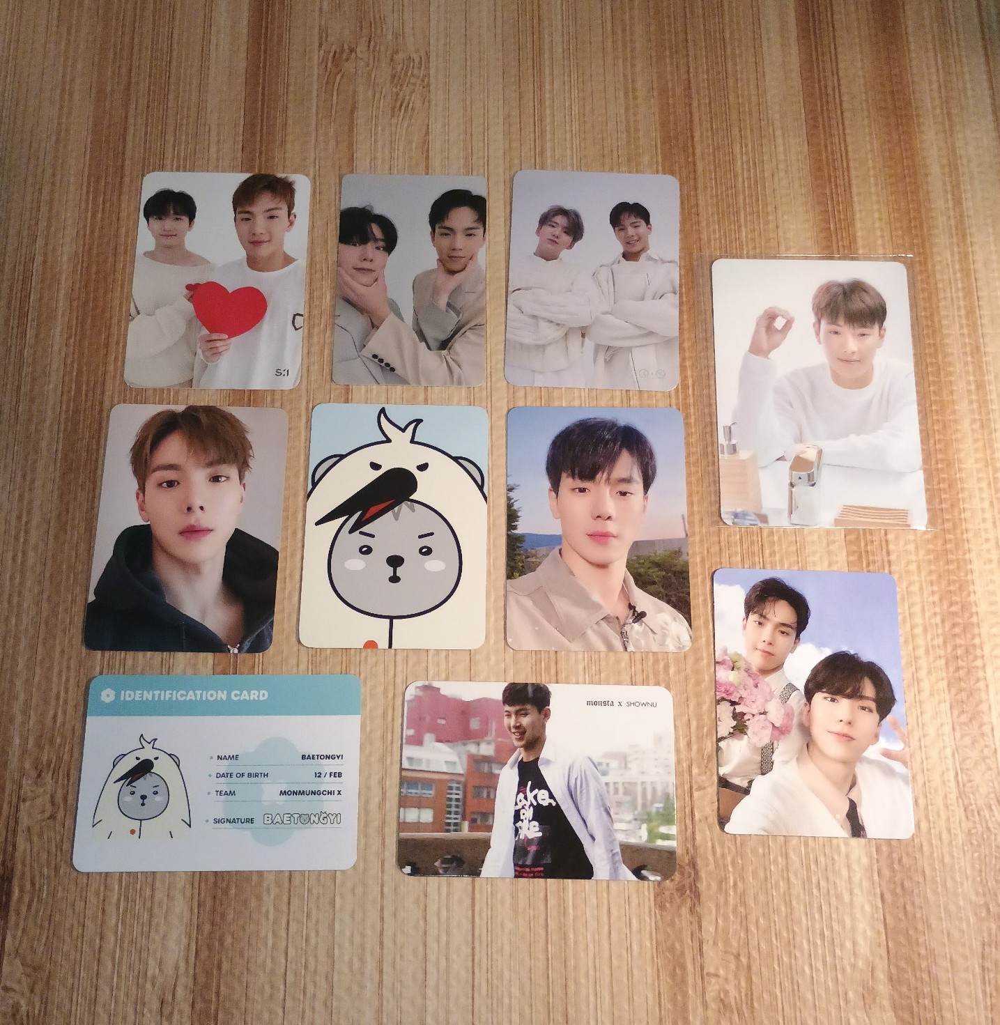 (Fair) Last set ❤️ Monsta X Tony Moly Monmungchi X unit broadcast set (10)