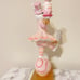 Jolie Fleur Set of 2 Easter Bunnies Balancing Teacups