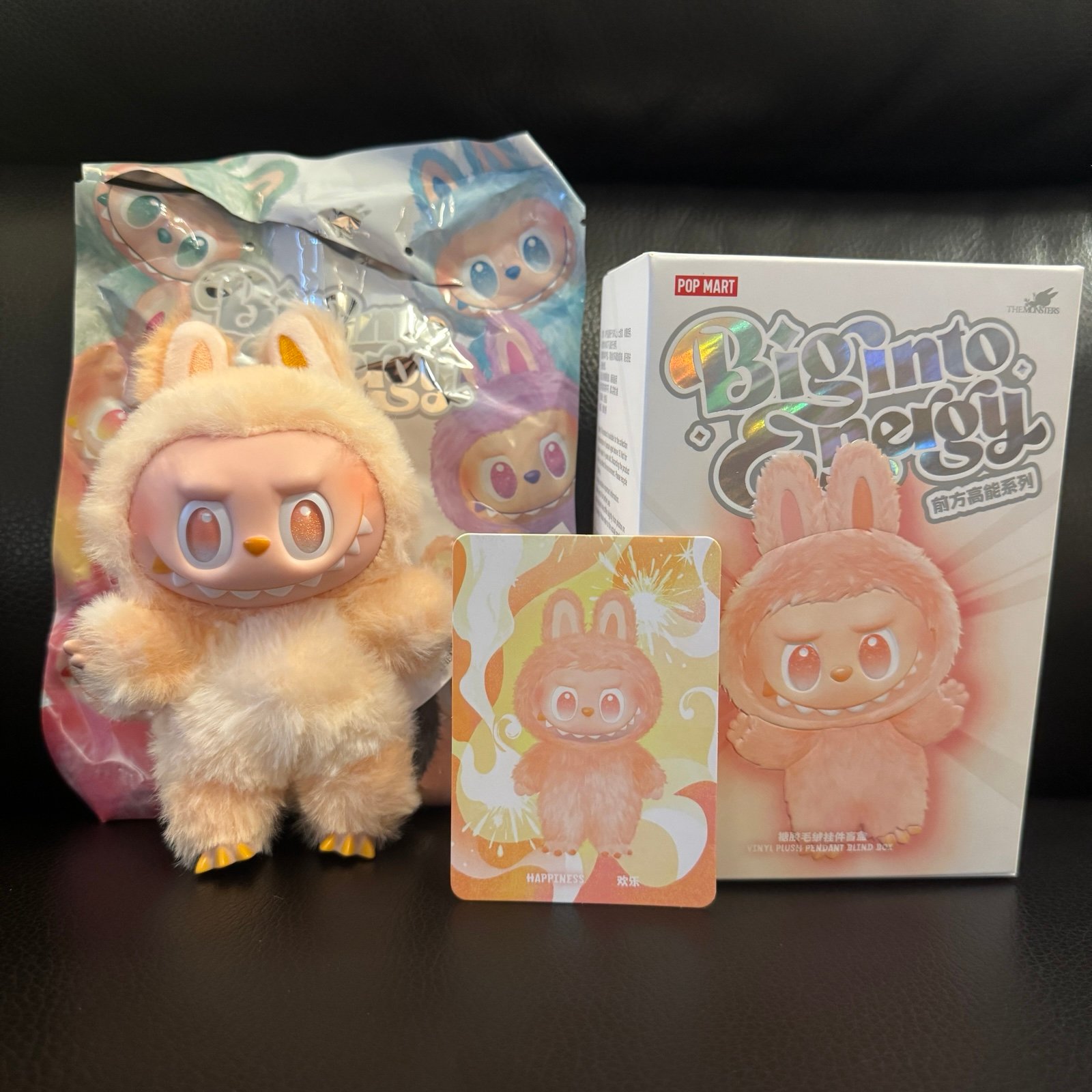 Labubu Big Into Energy HAPPINESS