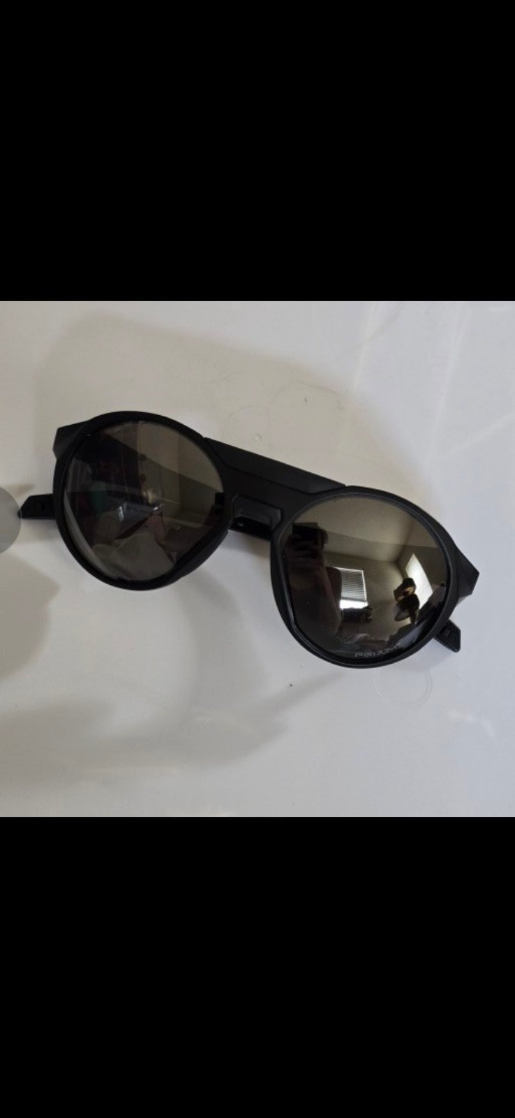 Oakley Clifden Matte Black Prizm Polarized Sunglasses & Hardshell Zip Up Case