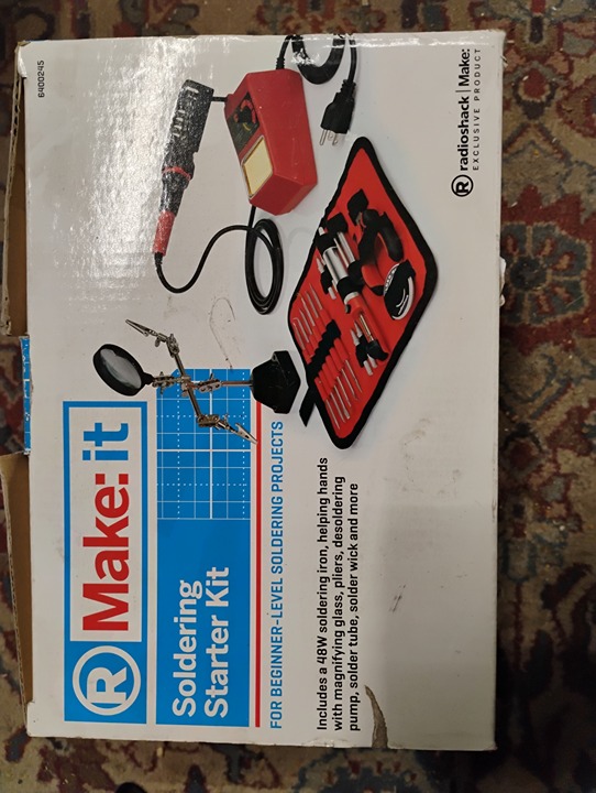 Make: It Solding starter kit Radioshack