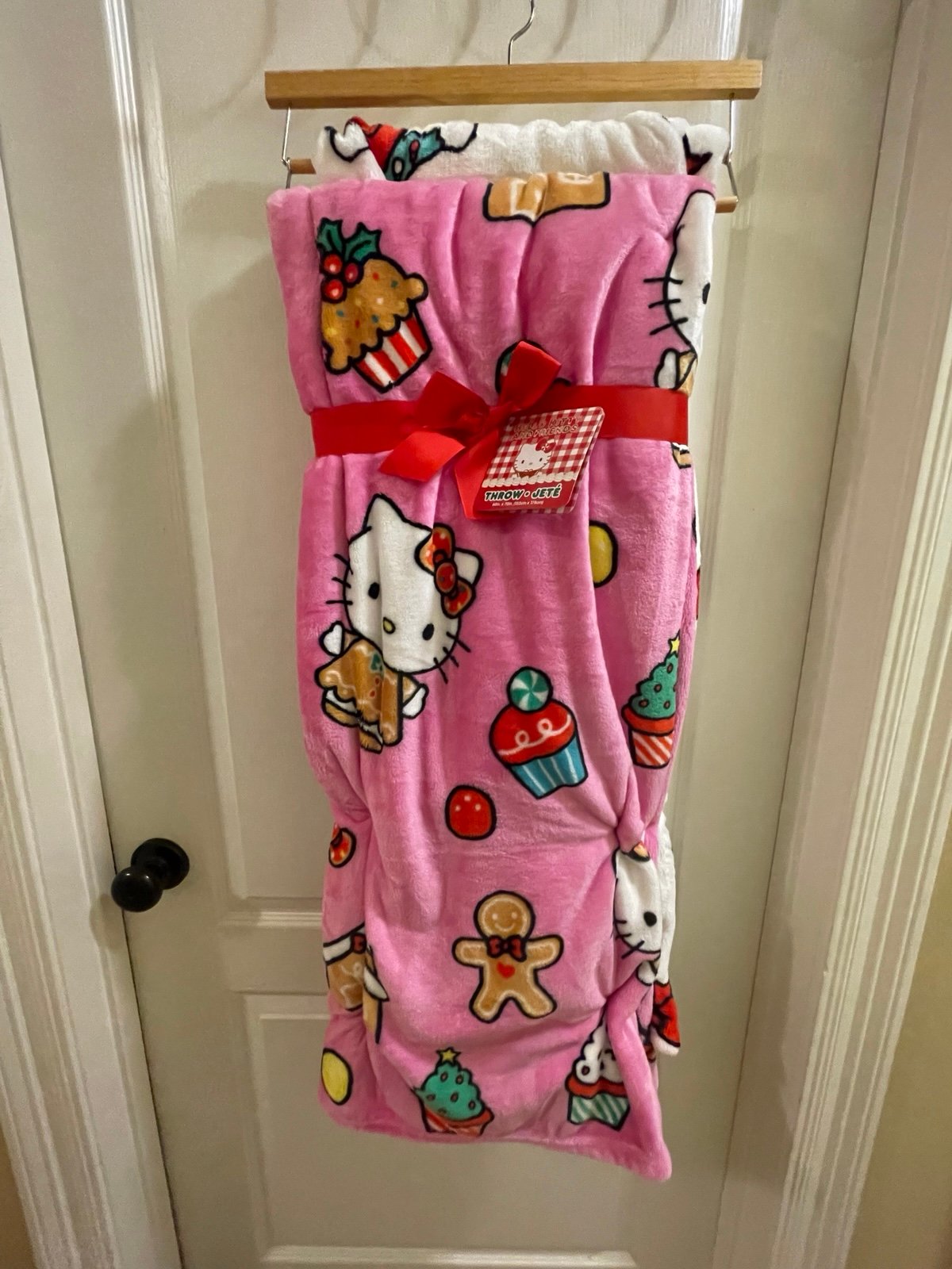 Hello Kitty Holiday Christmas Candy Land Throw Blanket 2 Pack 60”x 70 Viral