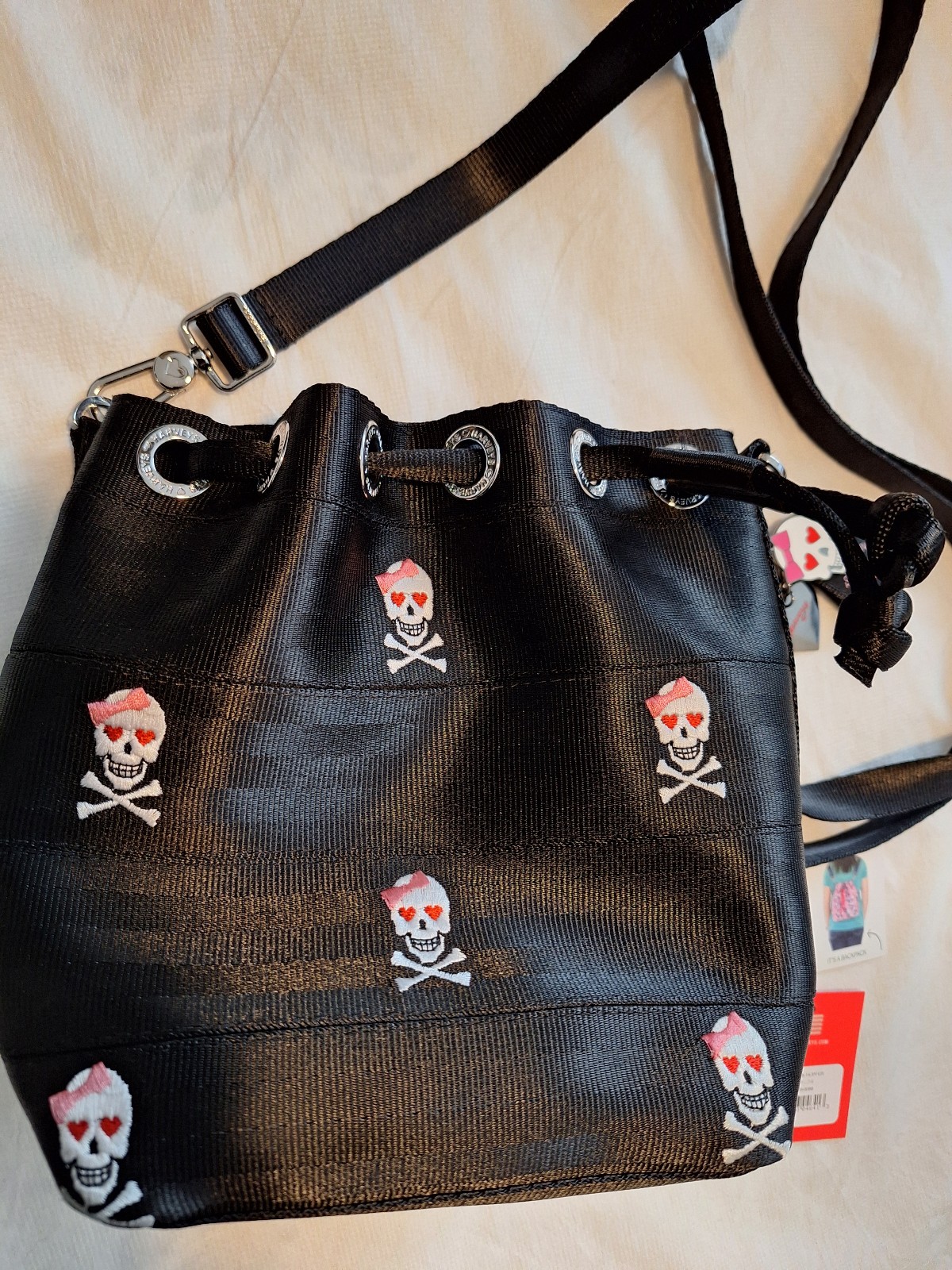 Harvey's Tough Love 25th Anniversary Parkhopper Seatbelt Bag.