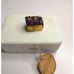 Marble Jewelry Treasure Box Natural Amethyst Gemstone Handle Accent India Pretty