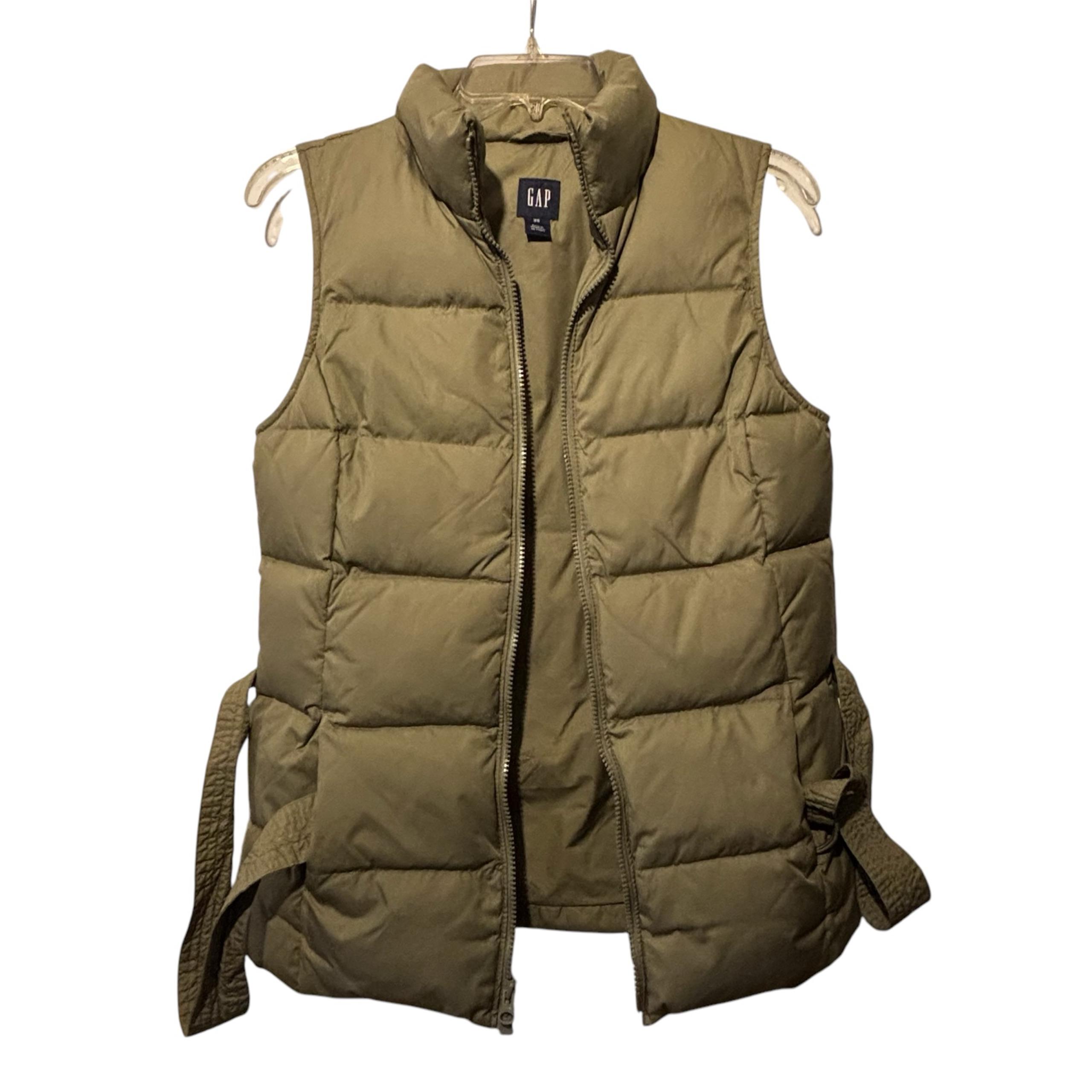 Gap Army Green Puffer Vest