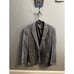 Jos. A. Bank Mens Blazer Jacket Sz 44R Gray Wool Sport Coat