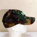 VTG Y2K Eminem Shady Baseball Hat Green Logo Camoflauge