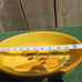 Los Angeles Potteries Oval Casserole Dish Yellow Mushrooms Carrots 601 Ovenware