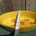 Los Angeles Potteries Oval Casserole Dish Yellow Mushrooms Carrots 601 Ovenware