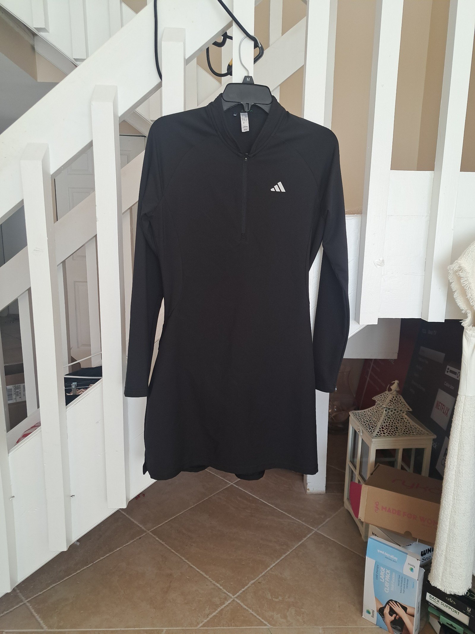 Adidas Womens Black Performance Golf Dress szM EUC