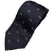 Paul Smith Tie Black Multicolor All-Over Pattern with Sheen