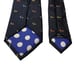 Paul Smith Tie Black Multicolor All-Over Pattern with Sheen