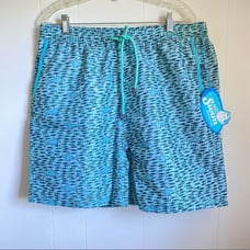 Mr Swim Sharks Green Swim Trunks