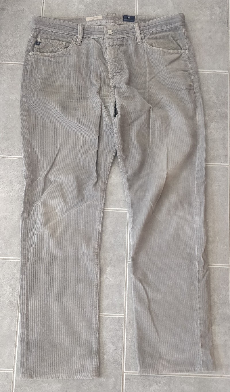 AG Adriano Goldschmied The Graduate Tailored Leg Corduroy Pants