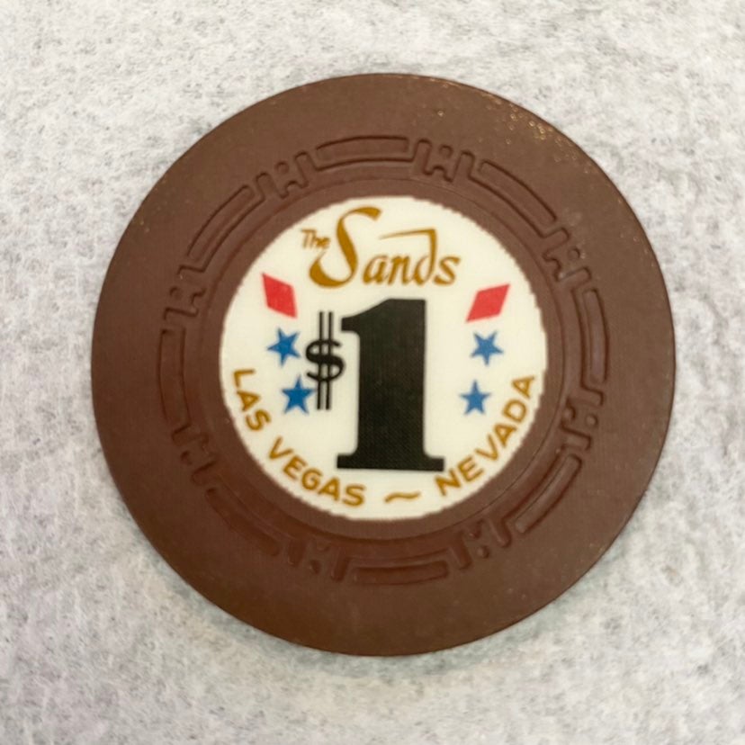 Vintage 1 Casino Chip - The Sands Hotel -Las Vegas