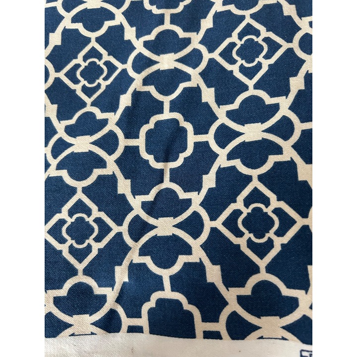 Waverly Lovely Lattice Blue Cotton Fabric - 6 Yards