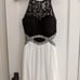 Formal Girls Dress Size 3 Ivory & Black