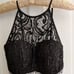 Formal Girls Dress Size 3 Ivory & Black
