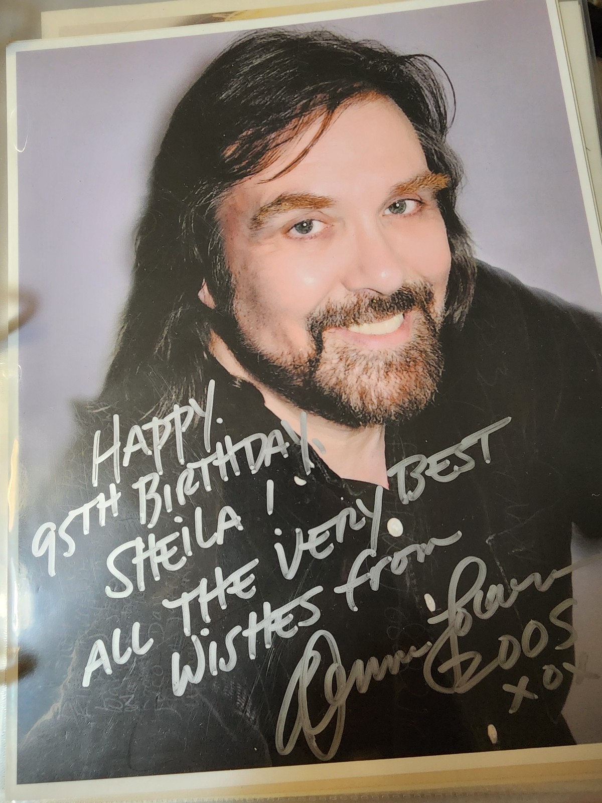 Dennis Locorriere HAND SIGNED 8x10 Photo, Autograph, Lead Singer Dr Hook w/coa