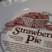 Royal China by Jeannette Apple and strawberry pie recipe pans