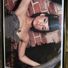 2004 THE DIARY OF ALICIA KEYS, POSTER #9094, FRAMED, EXCELLENT CONDITION
