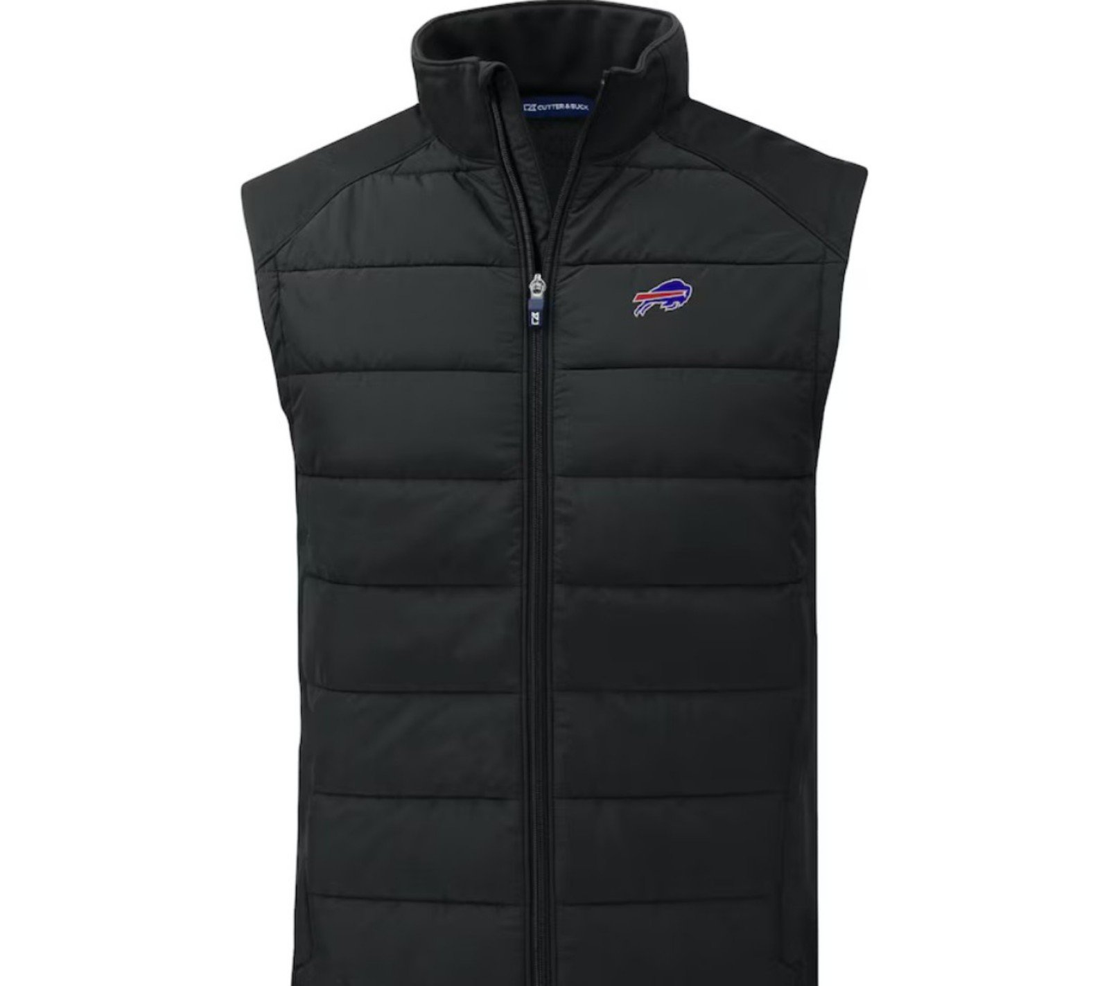 Buffalo Bills Puffer Jacket Winter Coat Vest NWT...embroidered team graphics...d