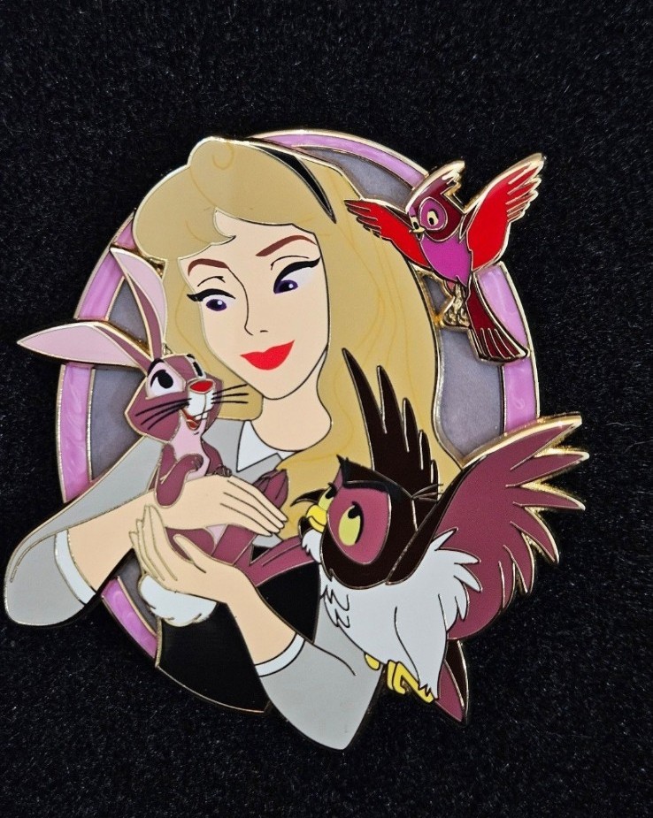Fantasy pin inspired by Disney Princess Aurora Sleeping Beauty Besties by Nippy