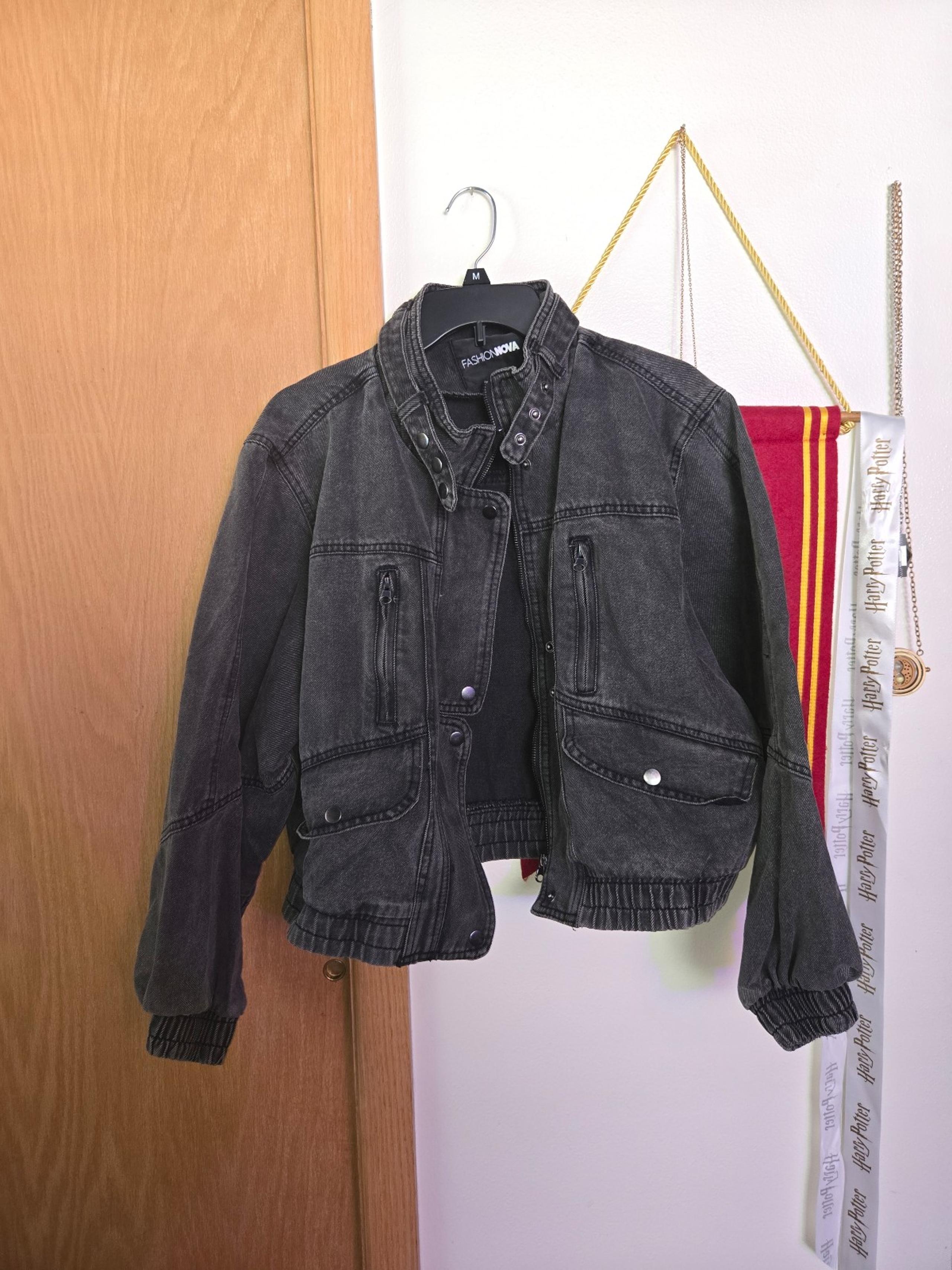 Moto Denim Jacket - Fashion Nova