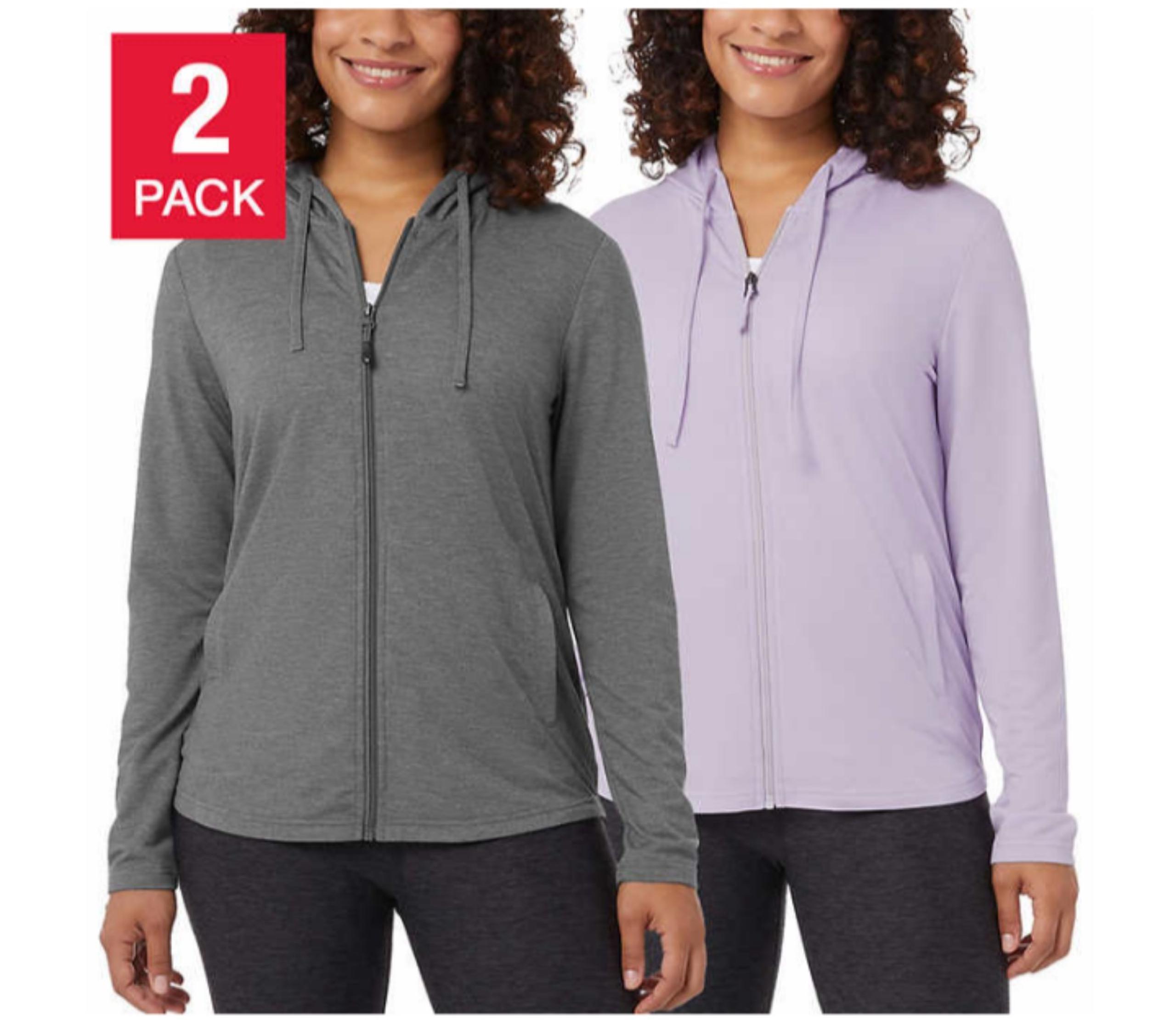 32 degree women full zip hoodie 2 pack