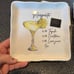 “CERAMICA CUORE” ITALY GIRLS NITE COCKTAIL APPETIZER-SIDE PLATES VHT SET 4 NEW