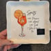 “CERAMICA CUORE” ITALY GIRLS NITE COCKTAIL APPETIZER-SIDE PLATES VHT SET 4 NEW