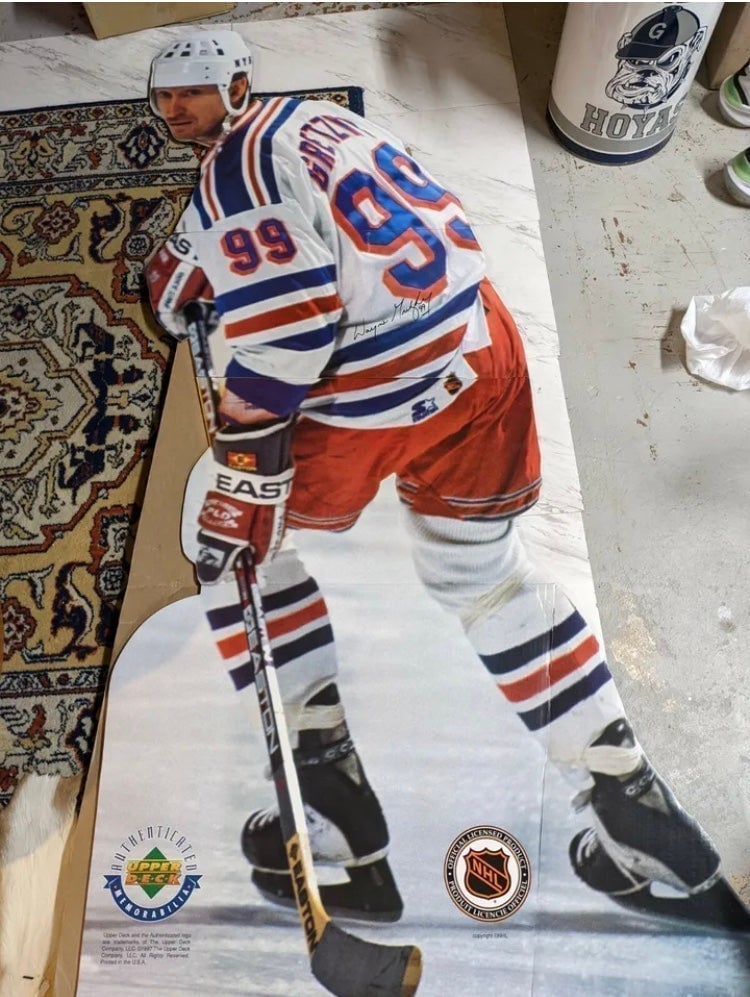 Wayne Gretzky 1997 Upper Deck Cardboard Cutout Full Life Size Cut Out NHL Hockey