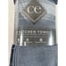 Set of 8 Culinary Classics Aspen Fringe Blue Cotton Oversized Kitchen Towels