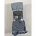 Set of 8 Culinary Classics Aspen Fringe Blue Cotton Oversized Kitchen Towels