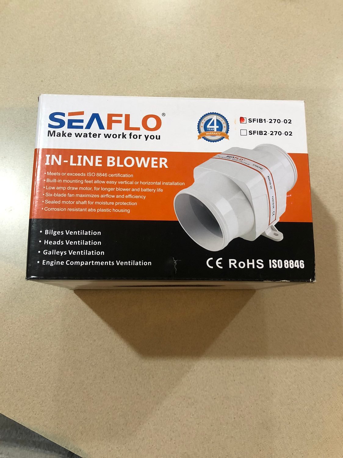 In line blower