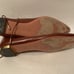 Aquazzura Firenze Brown Leather Christy Ankle Tie Flats Sz 41/10.5 Italy