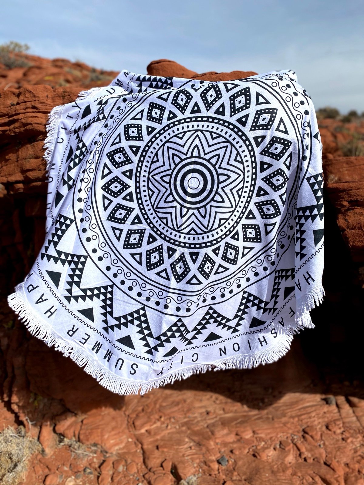 Boho Fashion Round Beach Towel