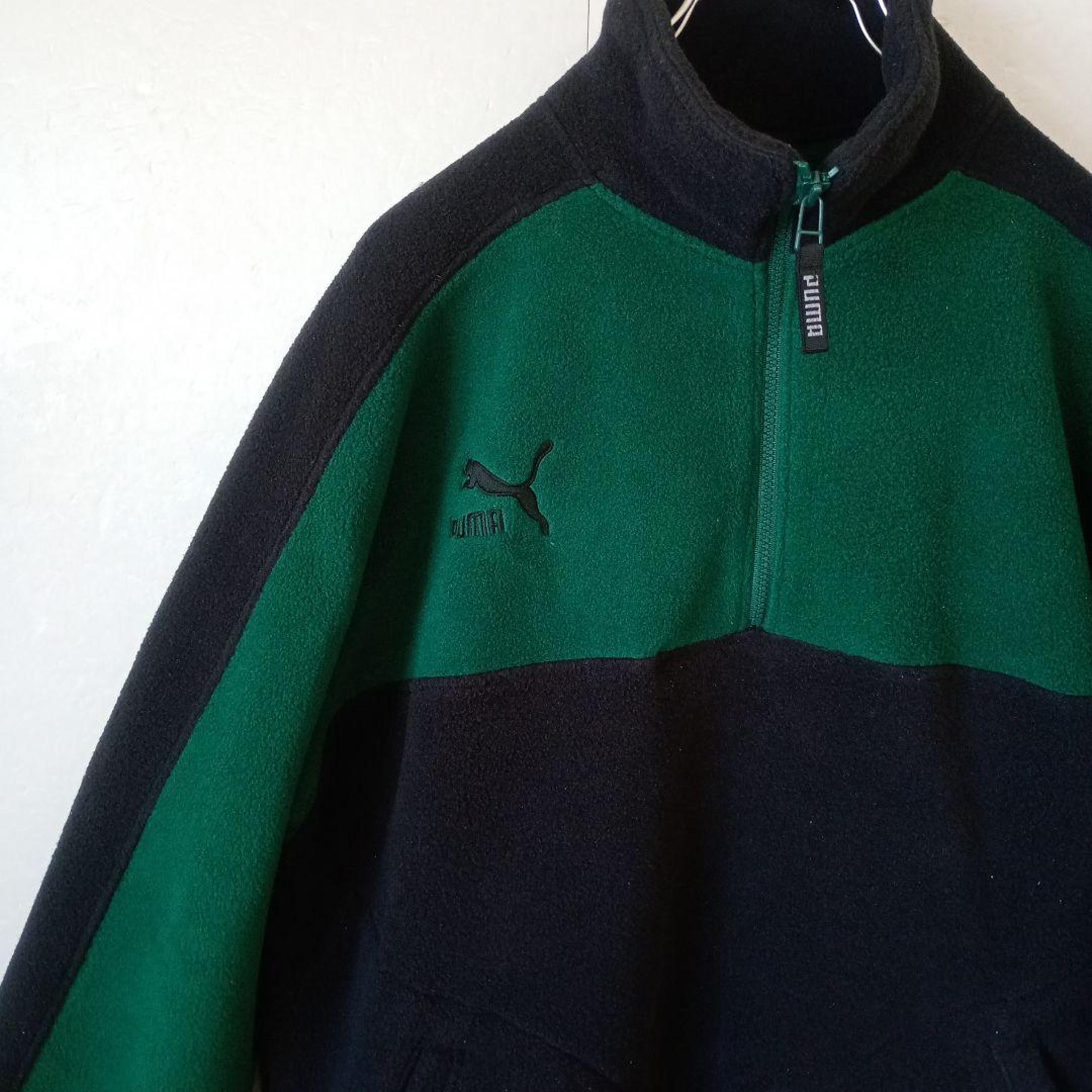 Puma POLARTEC Half-Zip Fleece Jacket for Men, Relaxed Fit