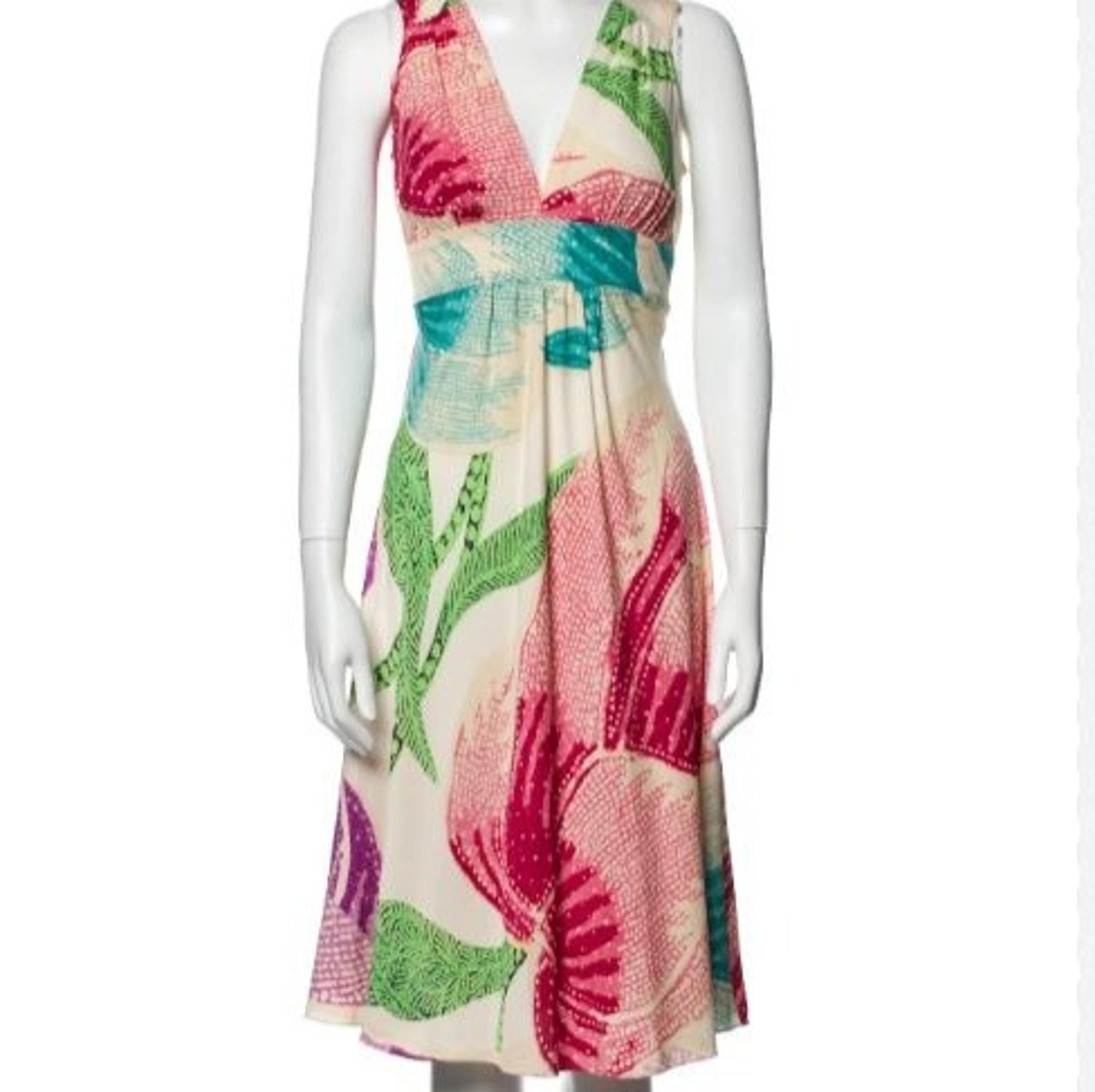 diane von furstenberg rollotta maternity stunning silk wrap dress size M