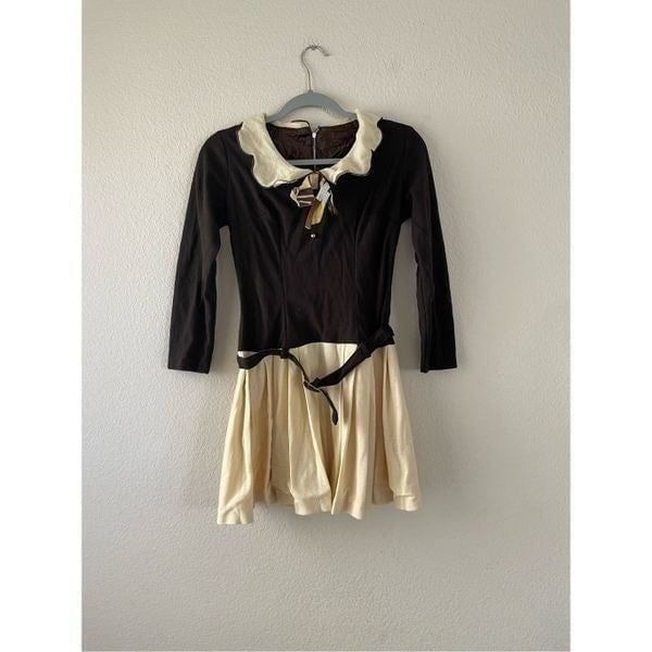 Vintage 50s/60s mini pleated dress little girls size large