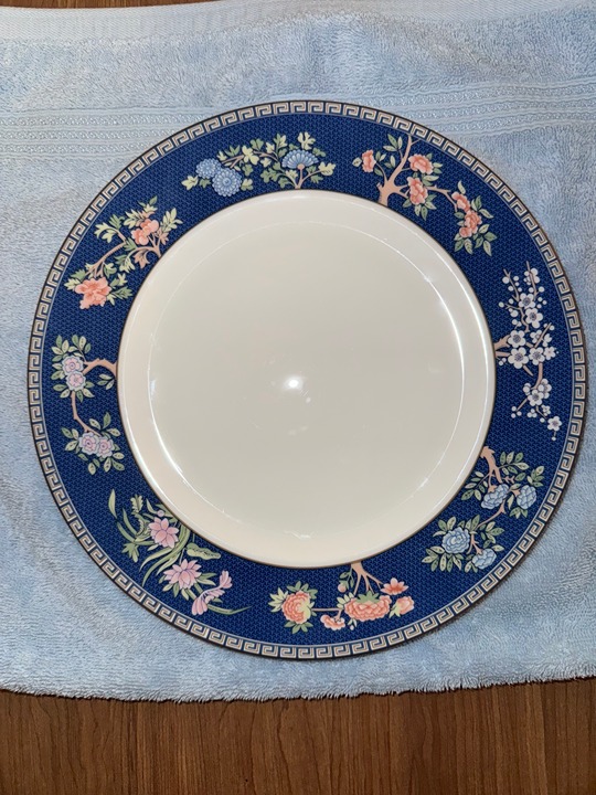 Wedgwood Vintage Blue Siam Dinner Plates (4)