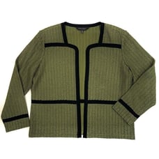 MING WANG Knit Cardigan Jacket (Sz Petite Large)