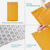PACK OF 250 #0 (6 x9 ) Kraft Bubble Mailers Padded Shipping Envelopes Bags