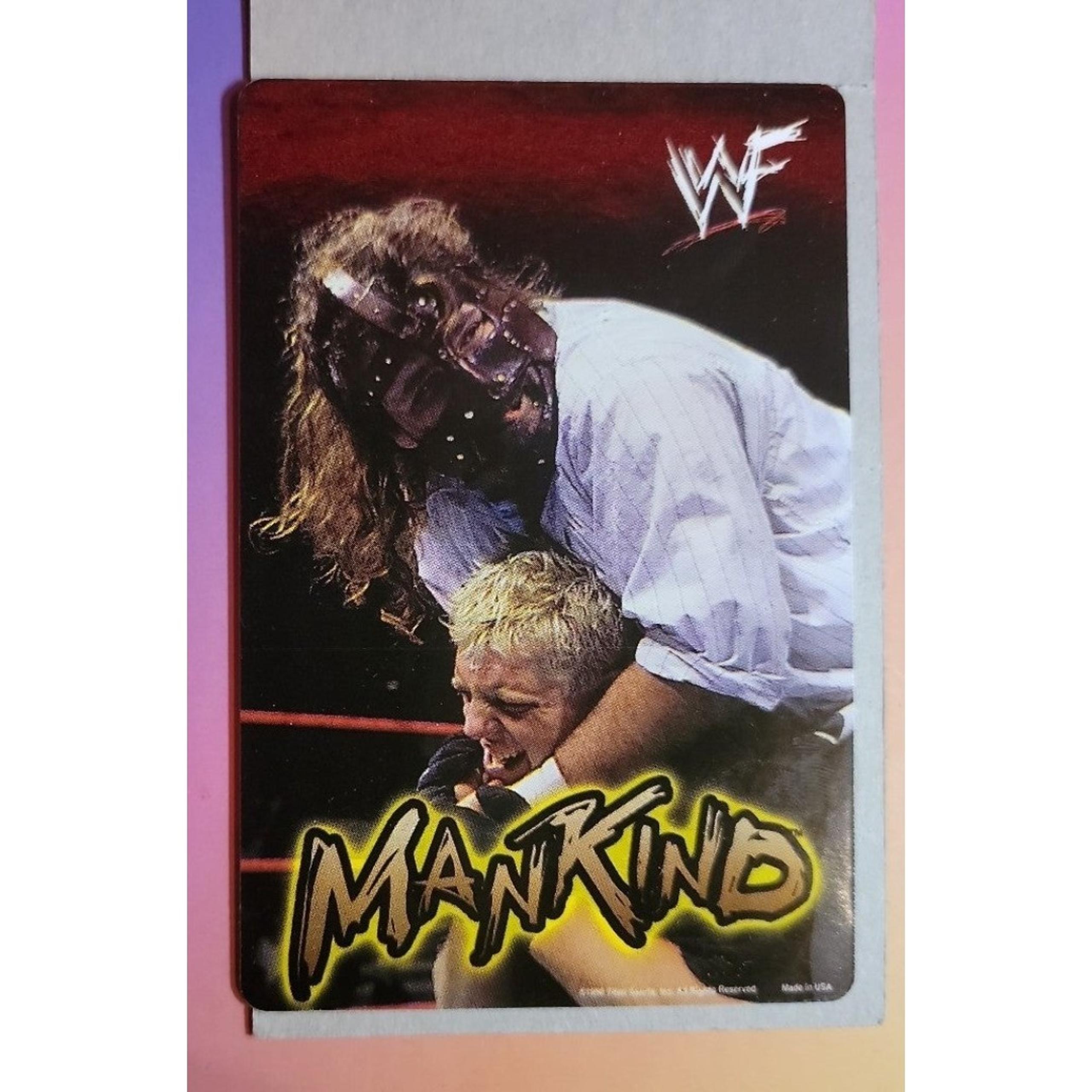 1999 WWF Wrestling Vending Sticker Mankind Mick Foley Cactus Jack Ex